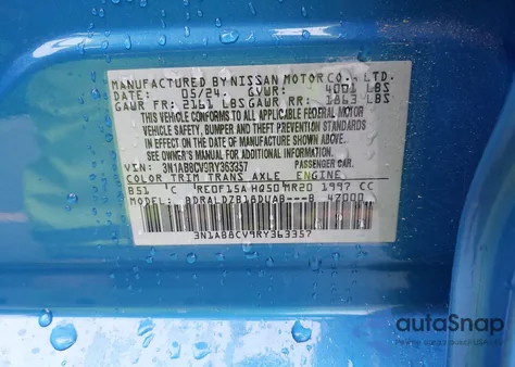 2024 Nissan Sentra Sv Xtronic Cvt from USA, damaged, VIN 3N1AB8CV9RY363357